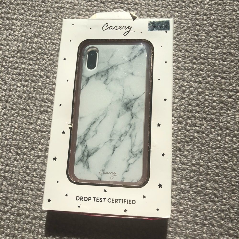 🍭6/$30 New Marble iPhone X Casery Hard Case